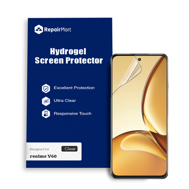 Realme V60 Compatible Premium Hydrogel Screen Protector With Full Coverage Ultra HD